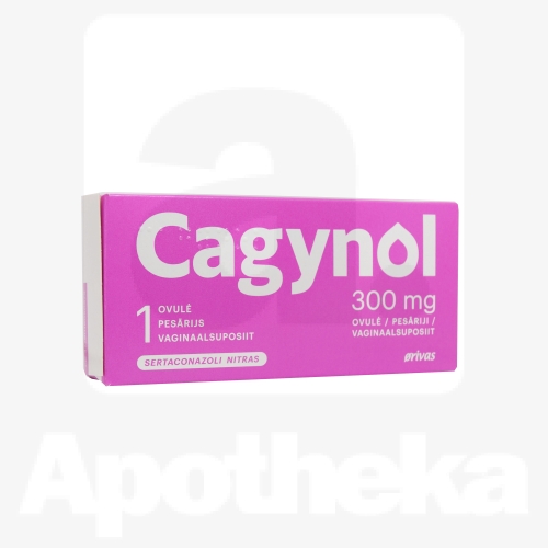 CAGYNOL VAGIN SUPP 300MG N1