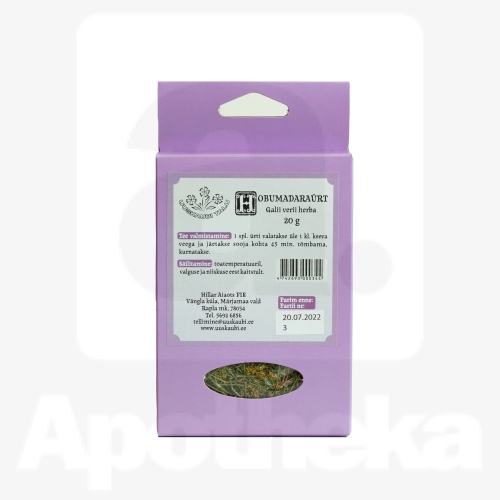 HOBUMADARA ÜRT (GALII VERI HERBA) 20G (KARP)