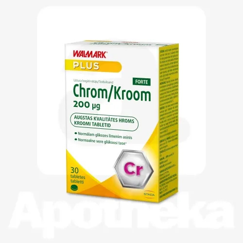 WALMARK KROOM TBL FORTE 200MCG N30