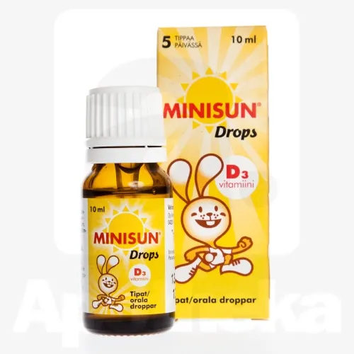 MINISUN JUNIOR VITAMIIN D TILGAD 10ML