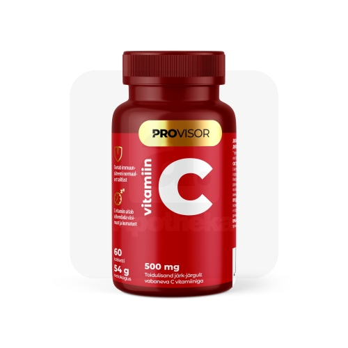 PROVISOR VITAMIIN C TBL 500MG PROLONG N60