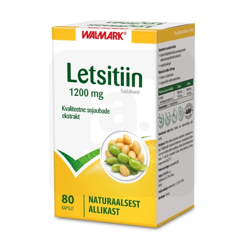 WALMARK LETSITIIN 1200MG KAPSLID N80