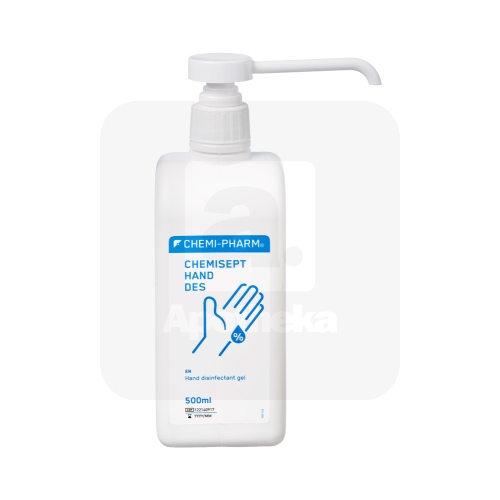 CHEMIPHARM CHEMISEPT HAND DES GEEL KÄTELE 500ML PUMBAGA