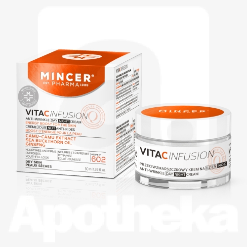 MINCER PHARMA VITA C PÄEVA- JA ÖÖKREEM KORTSUDEVASTANE 50ML