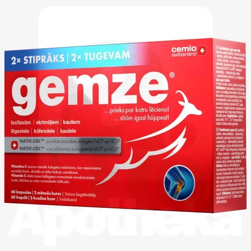 CEMIO GEMZE 2X TUGEVAM KAPSLID N60