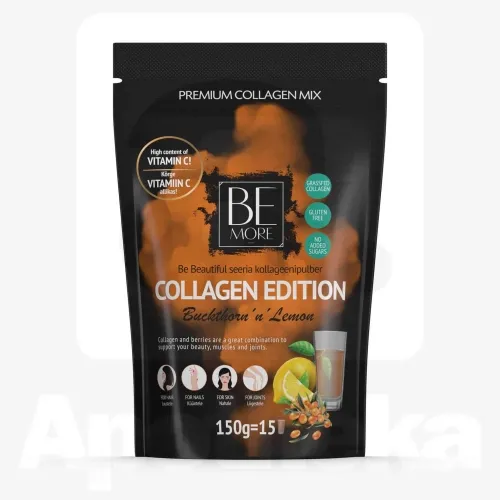 BE MORE COLLAGEN BUCKTHORN LEMON PULBER 150G