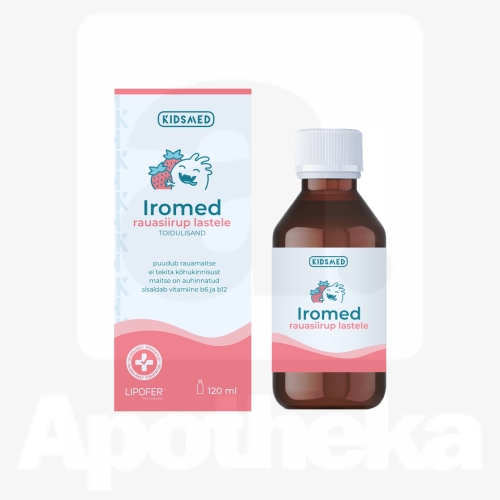 KIDSMED IROMED RAUASIIRUP LASTELE 120ML