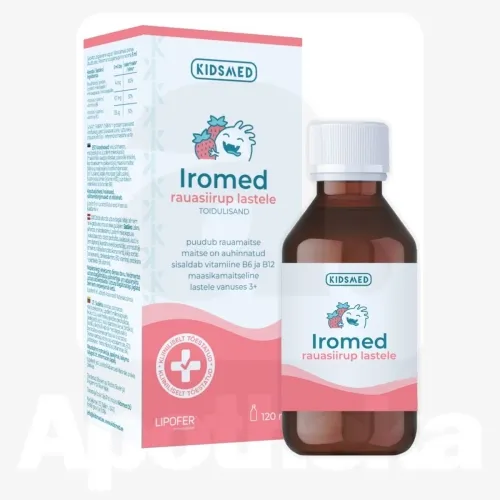 KIDSMED IROMED RAUASIIRUP LASTELE 120ML