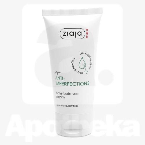ZIAJA MED NÄOKREEM AKNELE KALDUVALE NAHALE 50ML