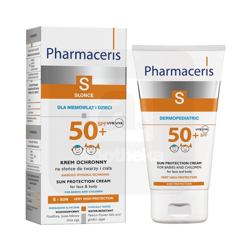 PHARMACERIS S PÄIKESEKAITSEKREEM LASTELE SPF50+ 125ML