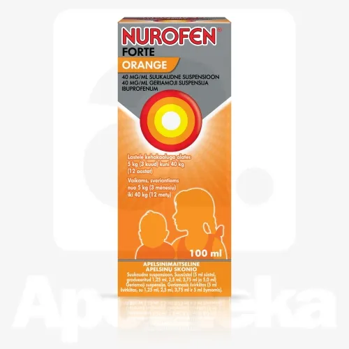 NUROFEN FORTE ORANGE SUUKAUDNE SUSP 40MG/ML 100ML