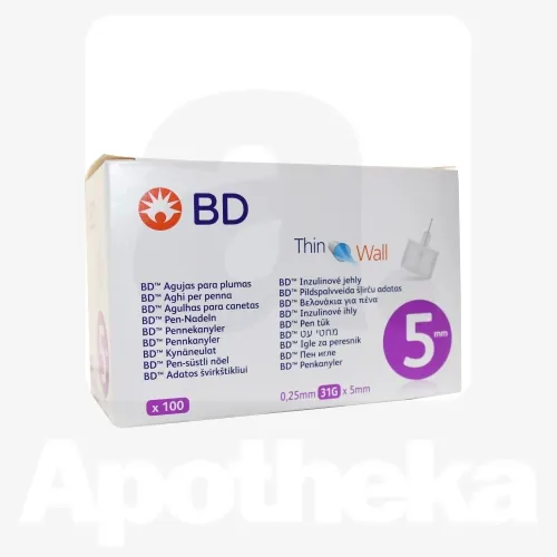 INSULIININÕELAD BD PEN-NÕEL 31G (0,25X5MM) N100