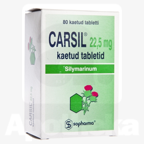 CARSIL KAETUD TBL 22,5MG N80