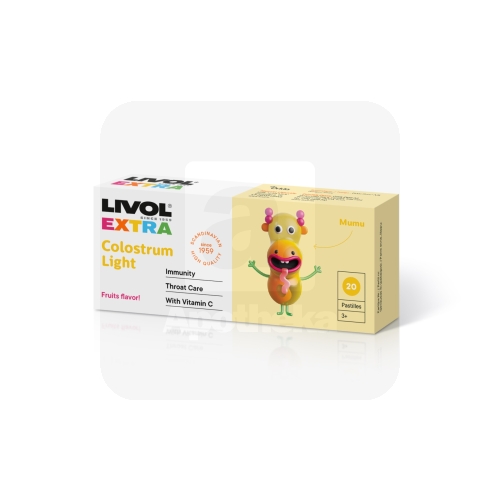 LIVOL EXTRA COLOSTRUM LIGHT KURGUPASTILLID N20