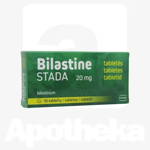 BILASTINE STADA TBL 20MG N10