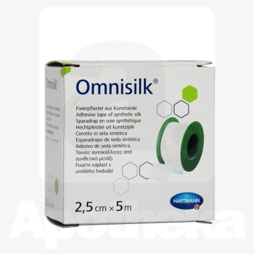 OMNISILK RULLPLAASTER 2,5CMX5M (SIIDIST)