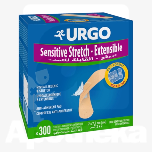 URGO PLAASTER SENSITIVE STRETCH (2X7,2CM) N300