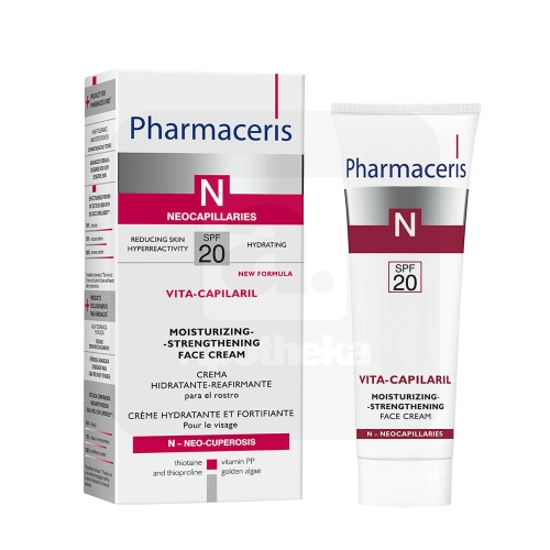 PHARMACERIS N VITA-CAPILARIL NÄOKREEM TUGEVDAV SPF20 50ML