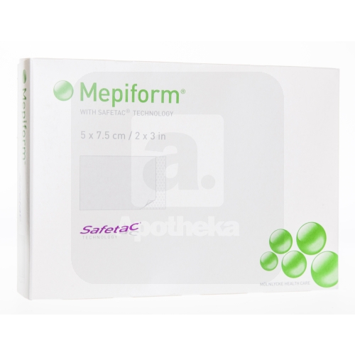 MEPIFORM SILIKOONPLAASTER STERIILNE 5X7,5CM N5