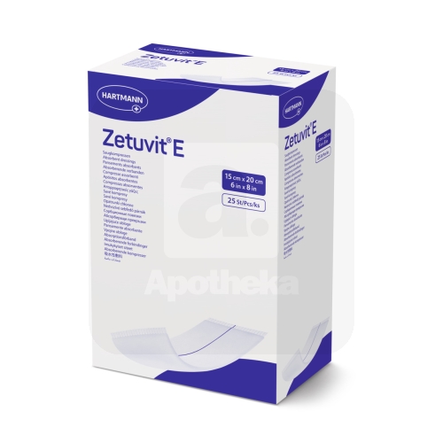 ZETUVIT E STERIILNE 15X20CM N25