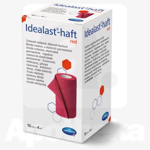ELASTIKSIDE IDEALAST- HAFT RED (PUNANE) 10CMX4M