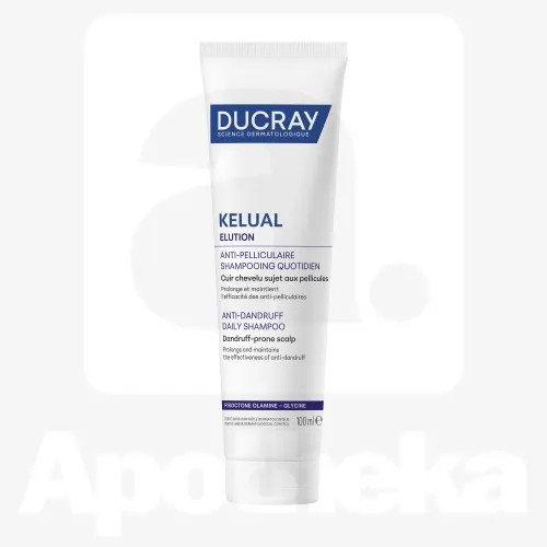 DUCRAY KELUAL ELUTION SHAMPOON 100ML