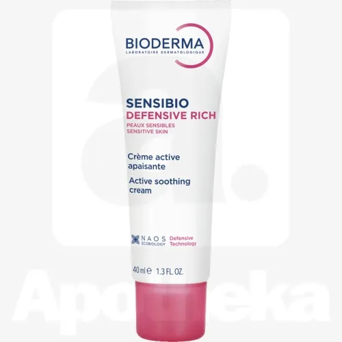 BIODERMA SENSIBIO DEFENSIVE RICH NÄOKREEM RAHUSTAV 40ML