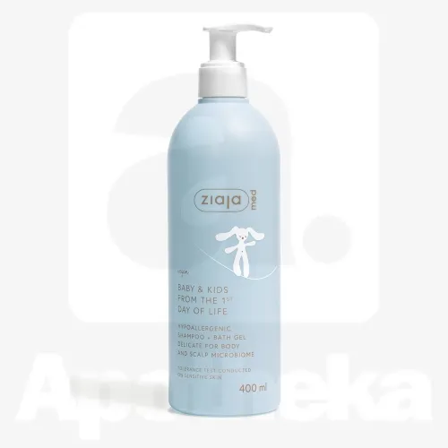 ZIAJA MED BABY&KIDS SHAMPOON-VANNIGEEL 400ML