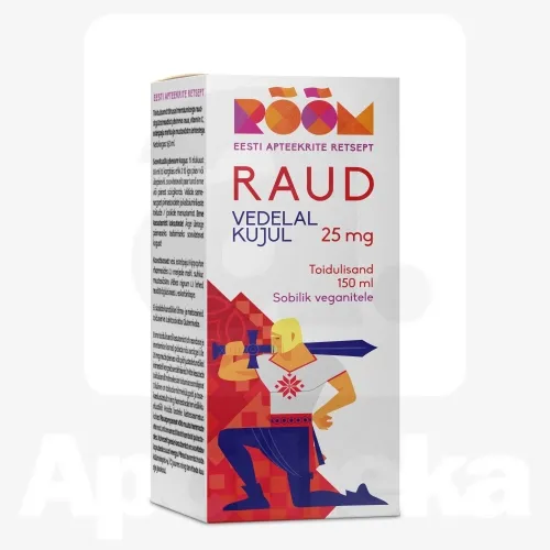RÕÕM RAUD VEDELAL KUJUL 25MG 150ML