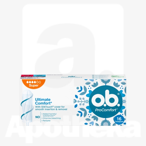 O.B. HÜG TAMPOONID PROCOMFORT SUPER N16