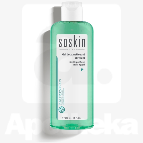 SOSKIN PARIS PUHASTUSGEEL RASUSELE JA KOMB.NAHALE 250ML