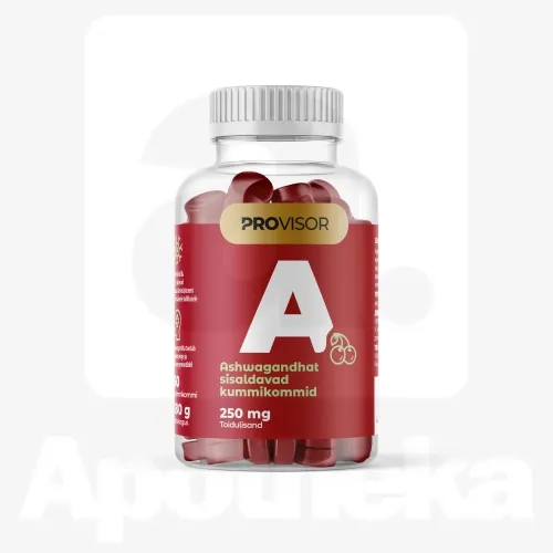 PROVISOR ASHWAGANDHA KUMMIKOMMID 250MG N60