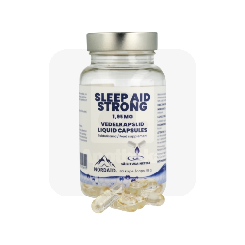 NORDAID SLEEP AID STRONG VEDELKAPSEL 1,95MG N60