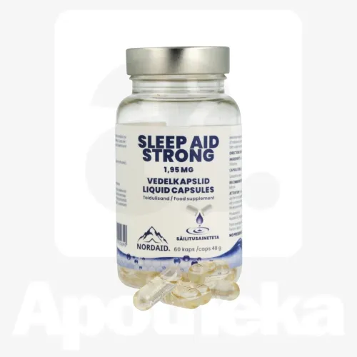 NORDAID SLEEP AID STRONG VEDELKAPSEL 1,95MG N60