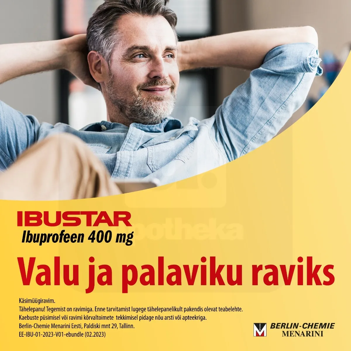 IBUSTAR TBL 400MG N10 - Tootepilt 3