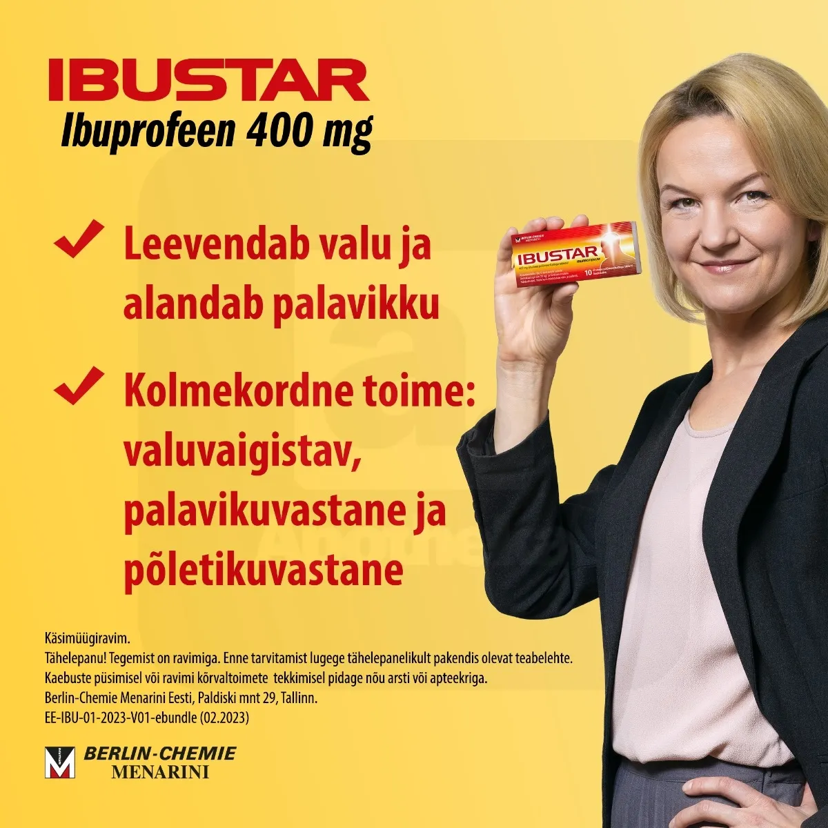IBUSTAR TBL 400MG N10 - Tootepilt 4