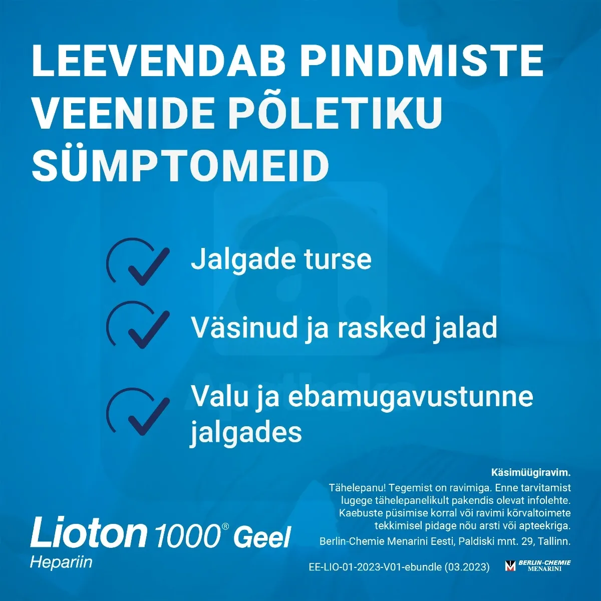 LIOTON GEEL 1000RÜ/G 100G - Tootepilt 2