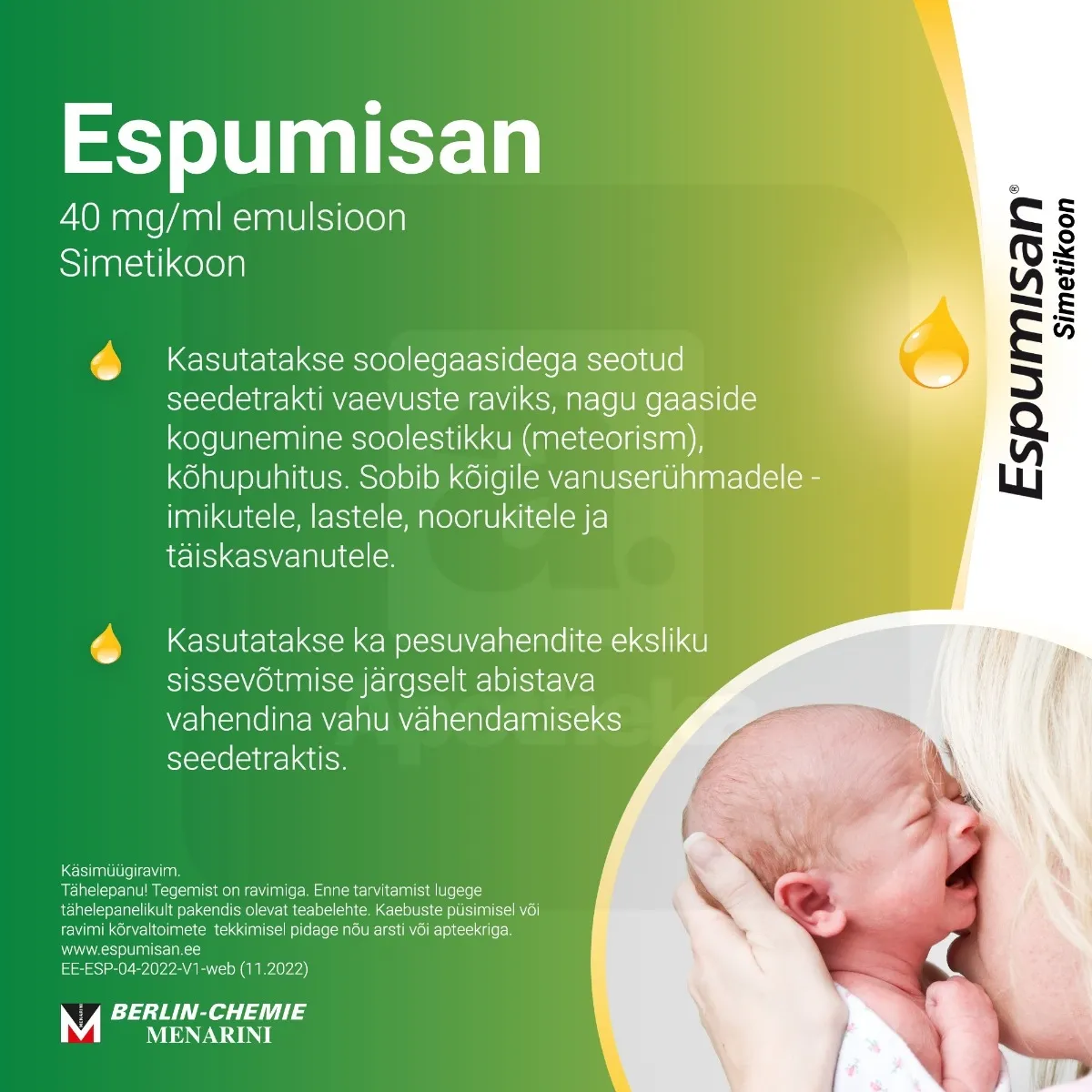 ESPUMISAN L EMULSIOON 40MG/ML 30ML - Tootepilt 3