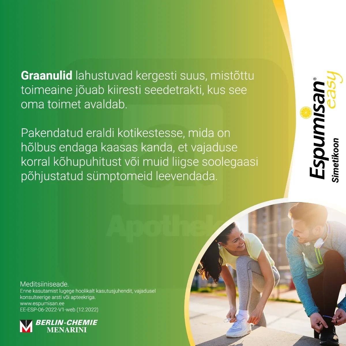 ESPUMISAN EASY SUUS LAH GRAANULID 125MG N14 - Tootepilt 5