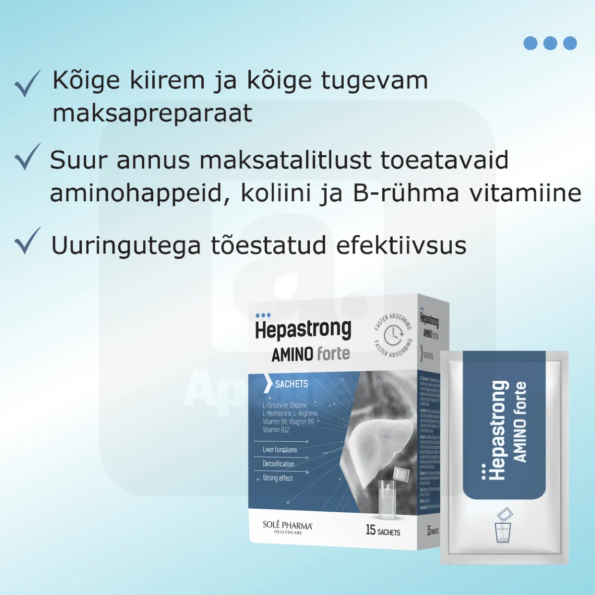 HEPASTRONG AMINO FORTE PULBER N15 - Tootepilt 2