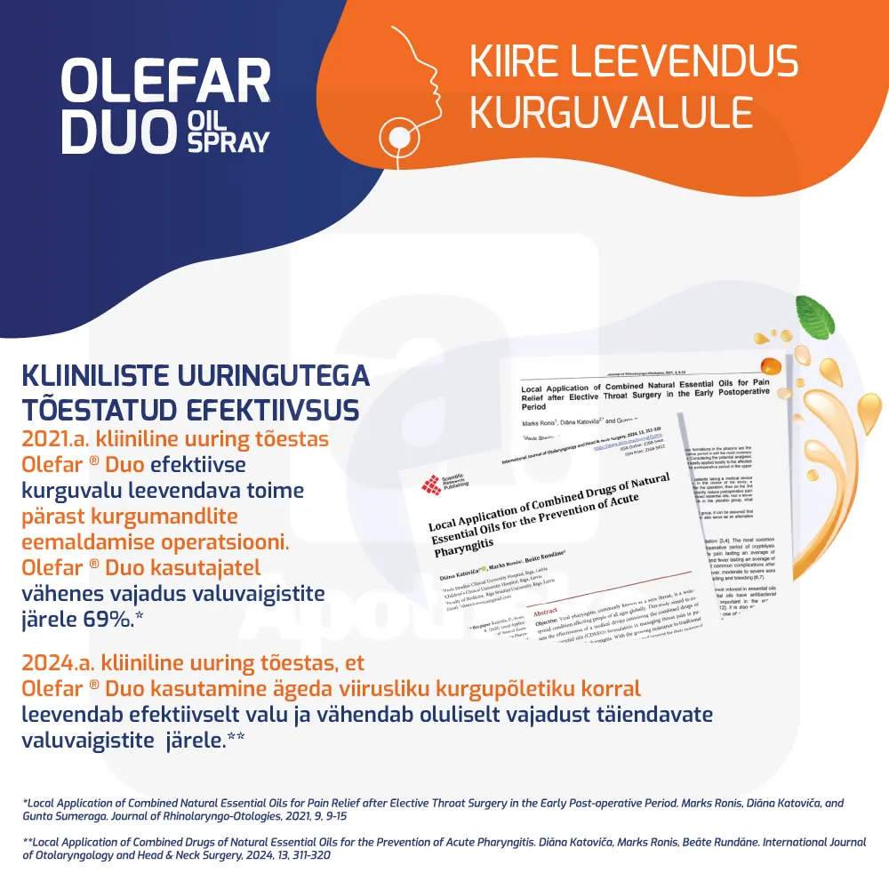OLEFAR DUO KURGUPIHUSTI 20ML - Tootepilt 5