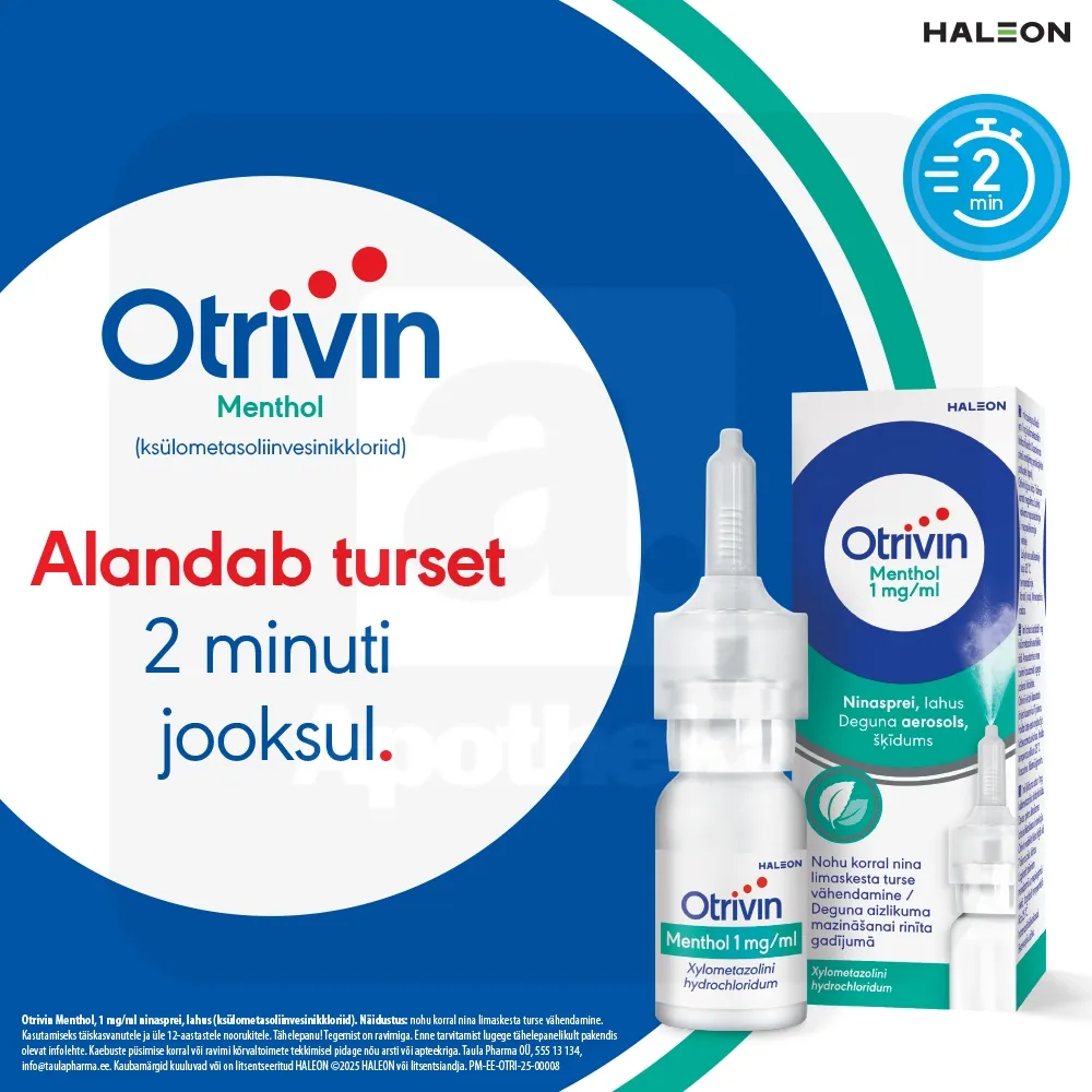 OTRIVIN MENTHOL NINASPREI 1MG/ML 10ML - Tootepilt 2
