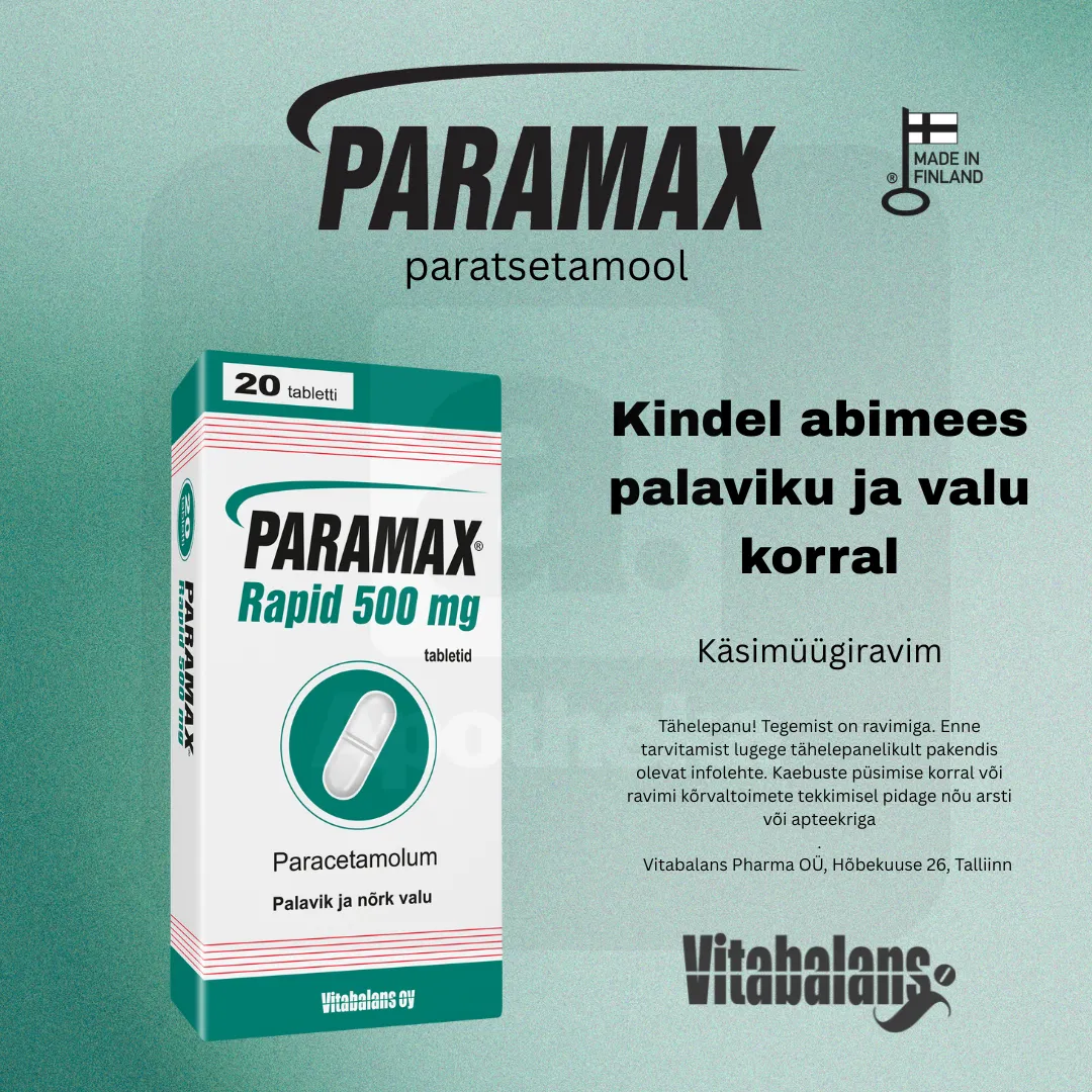 PARAMAX RAPID TBL 500MG N20 - Tootepilt 2