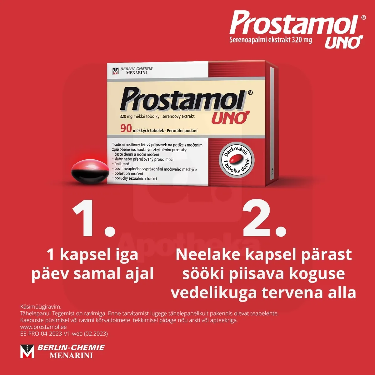 PROSTAMOL UNO PEHMEKAPSEL 320MG N60 - Tootepilt 3