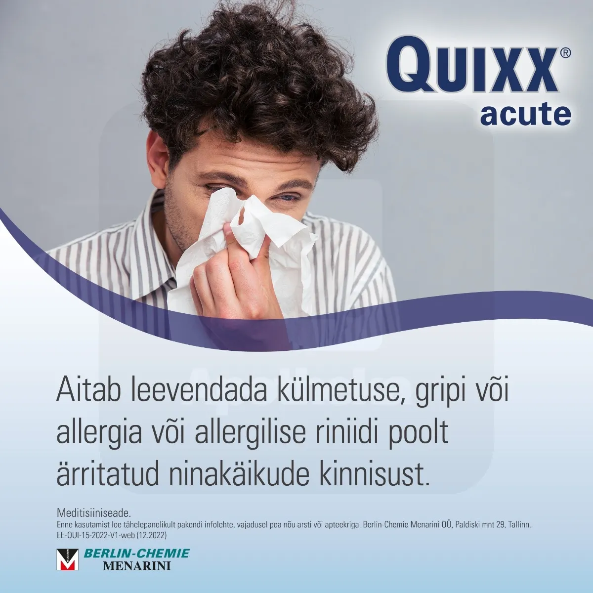 QUIXX ACUTE NASAL SPRAY 100ML - Tootepilt 3