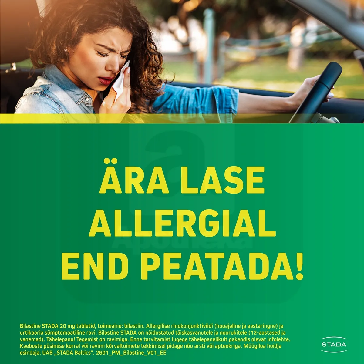 BILASTINE STADA TBL 20MG N10 - Tootepilt 2