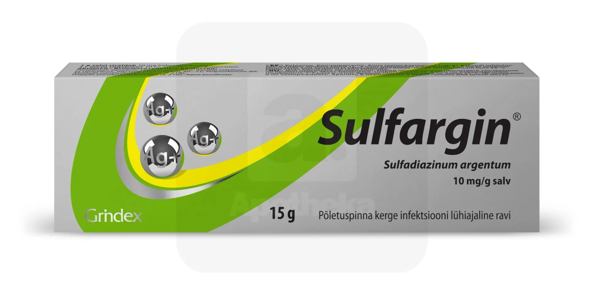 SULFARGIN SALV 10MG/G 15G - Tootepilt 3