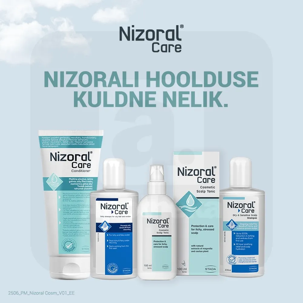 NIZORAL CARE SHAMPOON RASUSELE PEANAHALE 200ML - Tootepilt 6