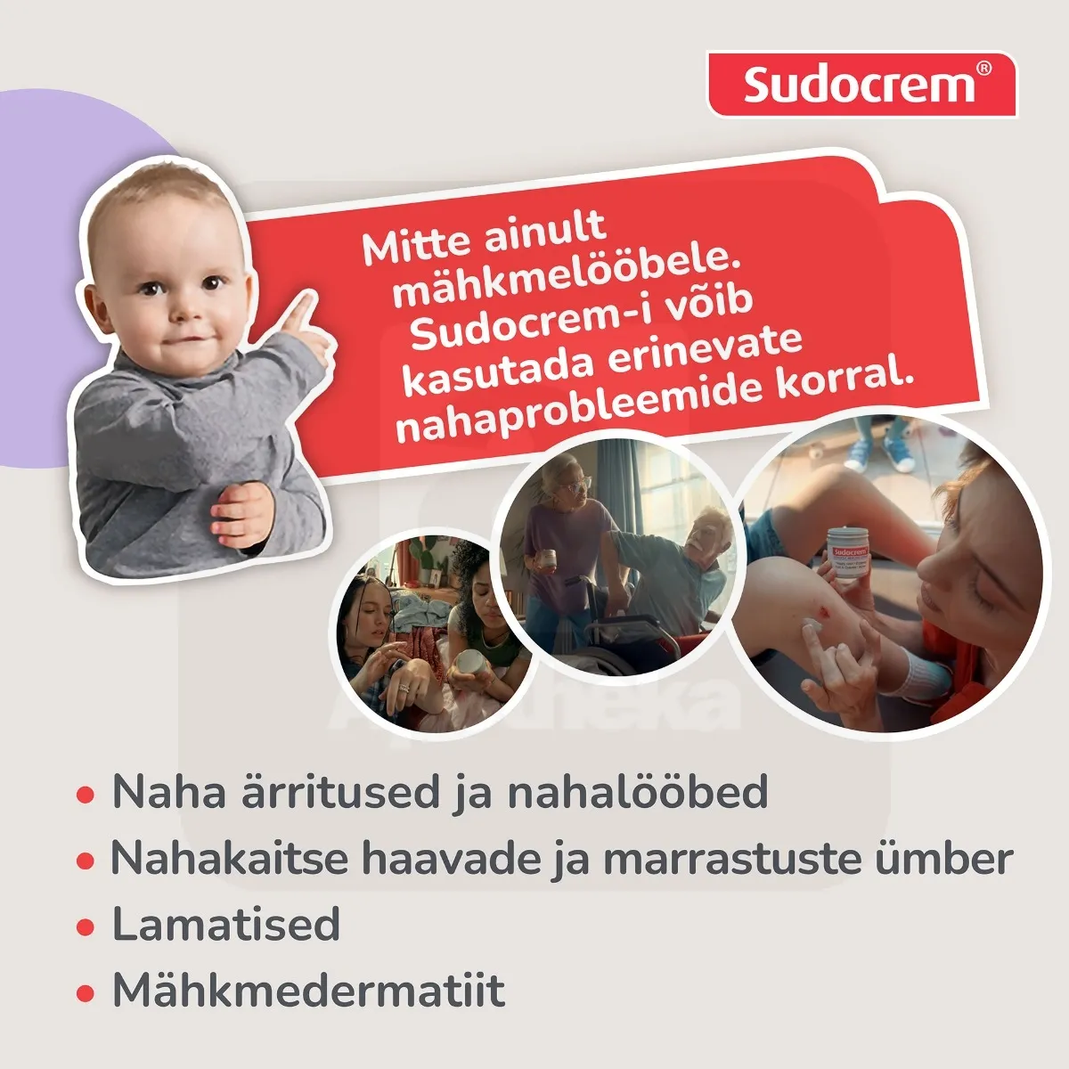 SUDOCREM MULTI-EXPERT KREEM 125G - Tootepilt 5