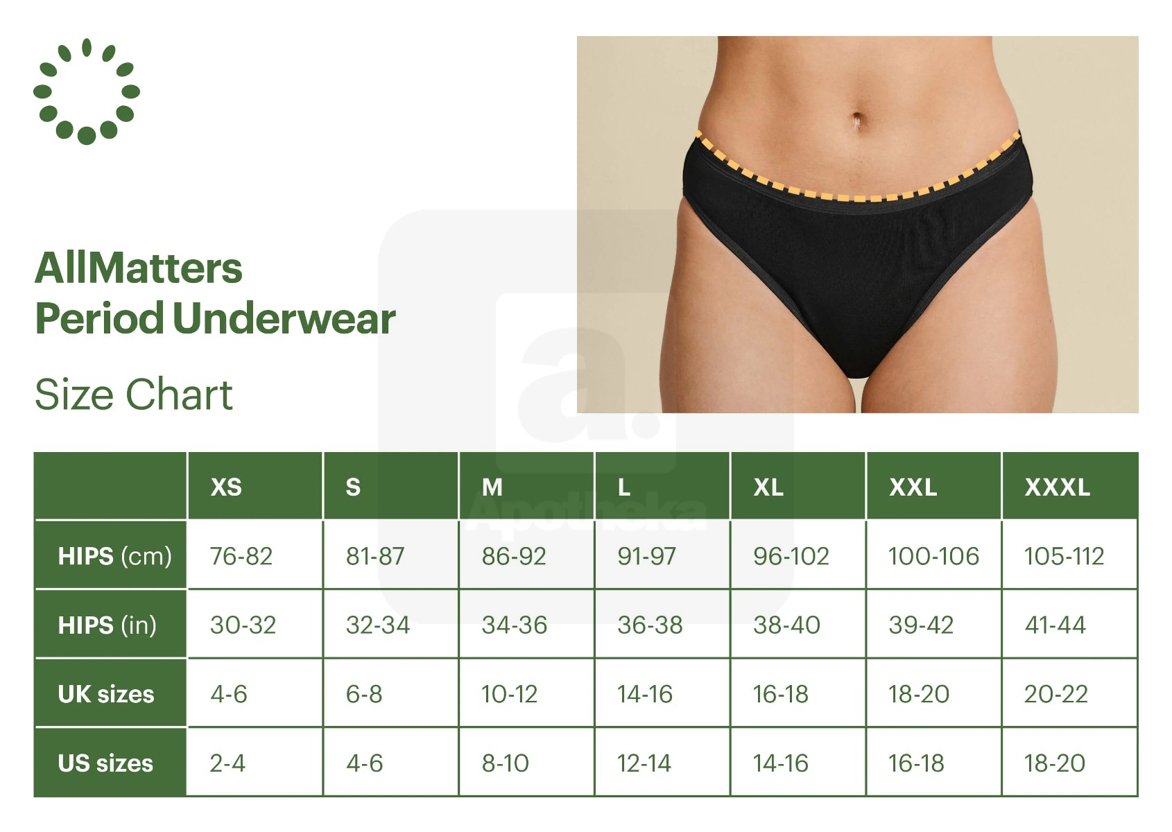 ALLMATTERS BIKINI ALUSPÜKSID LEKKEKINDLAD M - Tootepilt 2